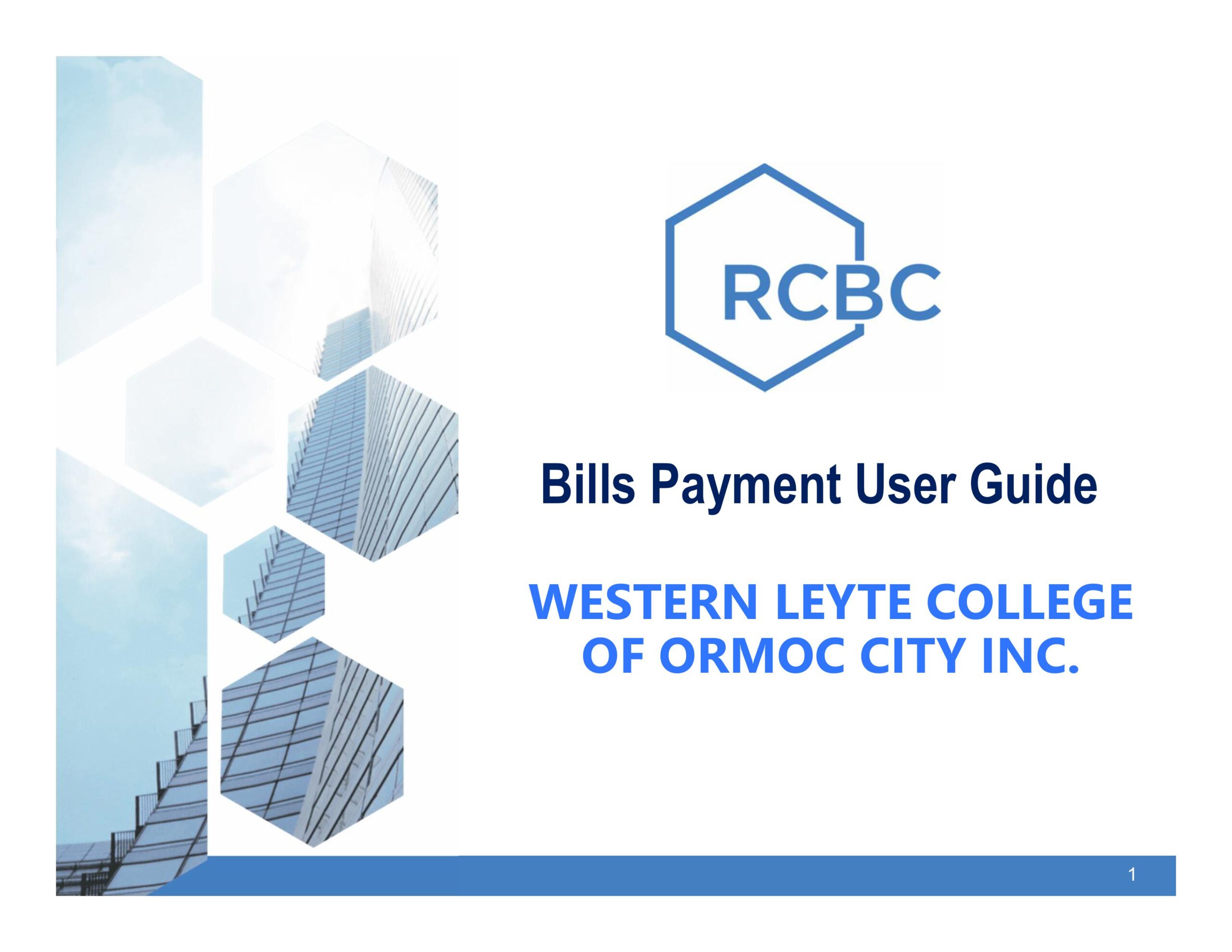 Read more about the article Western Leyte College Implements Digital Banking for School Fee Payments Through RCBC. Click here for step by step procedure.